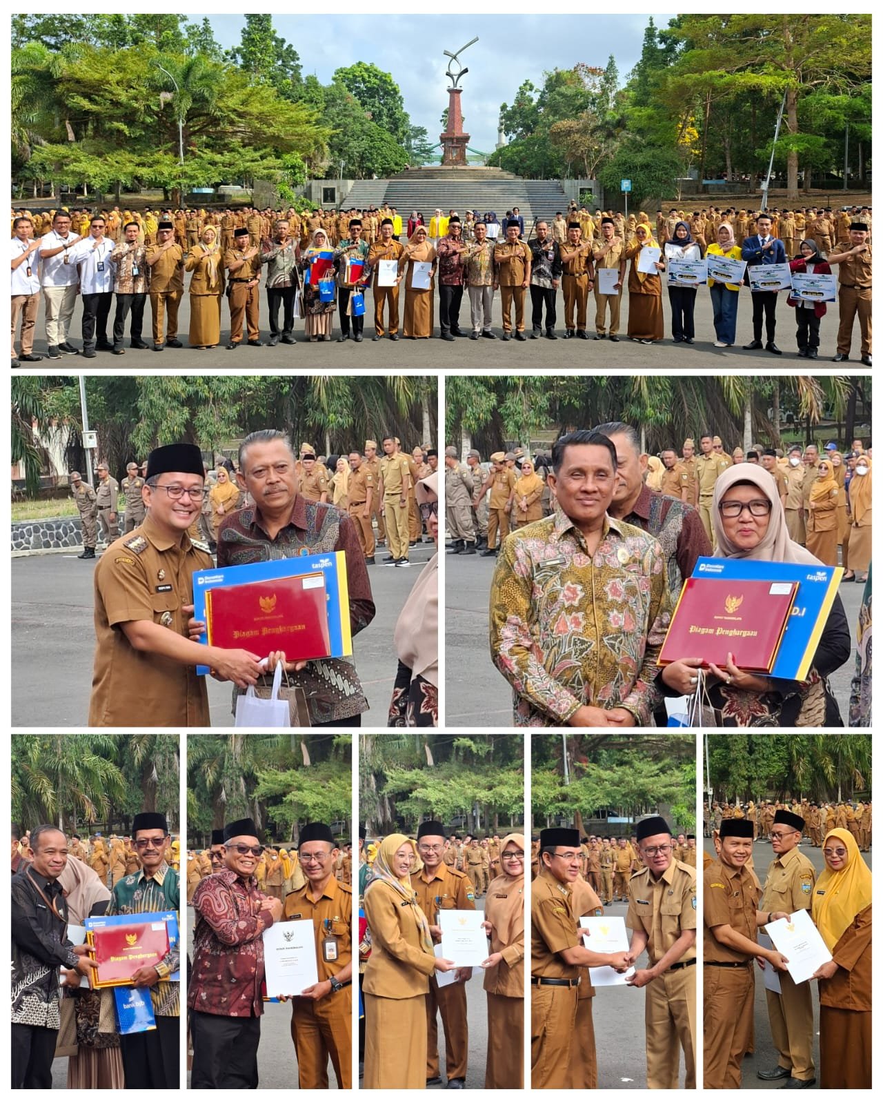 Penyerahan SK pensiun asn yang memasuki masa purnabakti